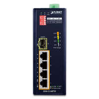 Schakelaar Planet ISW-514PTF 4x 100Mb 1x 100Mbps SFP 120 W PoE+