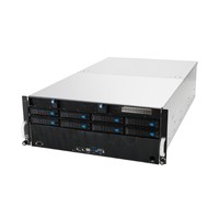 Server platform ASUS 4U ESC8000A-E11-SKU3/2.2KW(2+2)/3PCIe 90SF0213-M00AV0 AMD x 2 DDR4 x 32 10 x 2.5" SATA/SAS+2NVME PSU 2+2