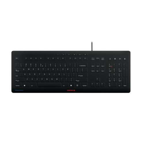 Bedraad toetsenbord Cherry STREAM PROTECT KEYBOARD QWERTY (EU)