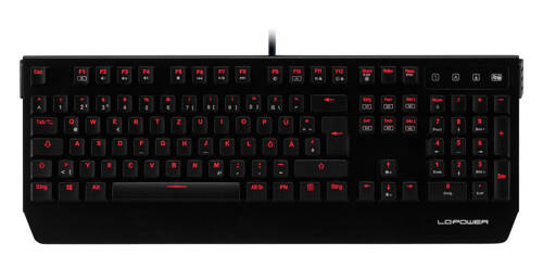 Bedraad toetsenbord LC-Power LC-KEY-MECH-1 QWERTZ