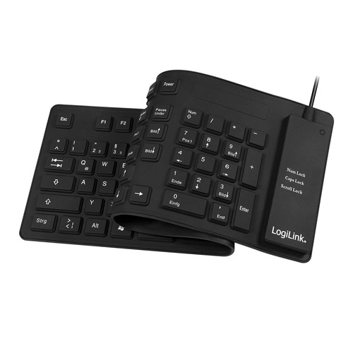 Bedraad toetsenbord LogiLink ID0019A QWERTZ