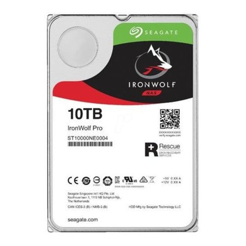 Harde schijf Seagate IronWolf PRO 3.5'' HDD 10000GB 7200RPM SATA 6Gb/s 256MB | ST10000NE0004