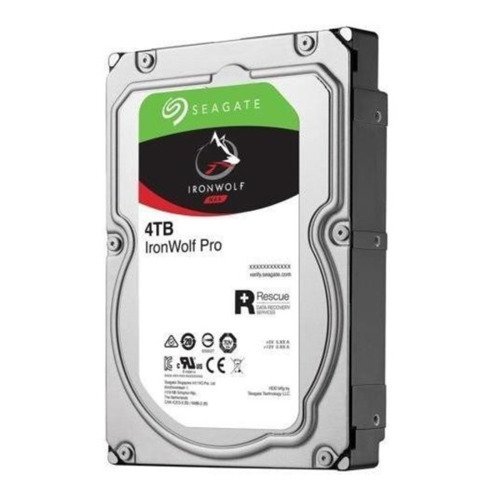 Harde schijf Seagate IronWolf PRO 3.5'' HDD 4000GB 7200RPM SATA 6Gb/s 128MB | ST4000NE001-REC