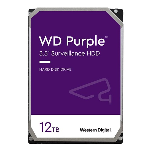 Harde schijf Western Digital PURPLE 3.5'' HDD 12TB 7200RPM SATA 6Gb/s 256MB | WD121PURZ