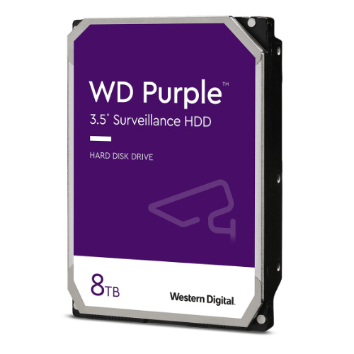 Harde schijf Western Digital  PURPLE 3.5'' HDD 8TB 7200RPM SATA 6Gb/s 256MB | WD8001PURP