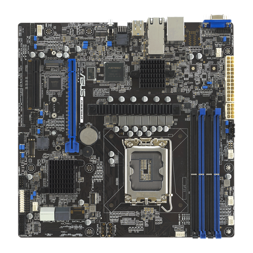 Moederbord ASUS P13R-M/10G-2T LGA1700 micro ATX | 90SB0CC0-M0UAY0