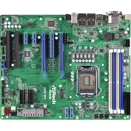 Moederbord Asrock Rack C236 WS LGA1200 ATX | C236 WS