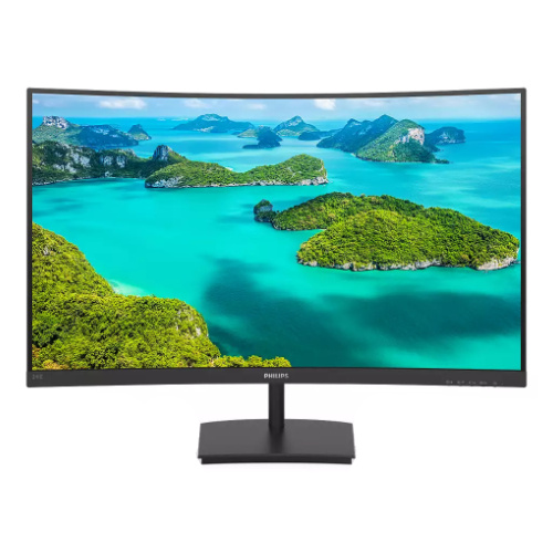 Monitoren 23.6" Philips 241E1SCA/00 1920 x 1080 Full HD 75Hz schermmatrix VA