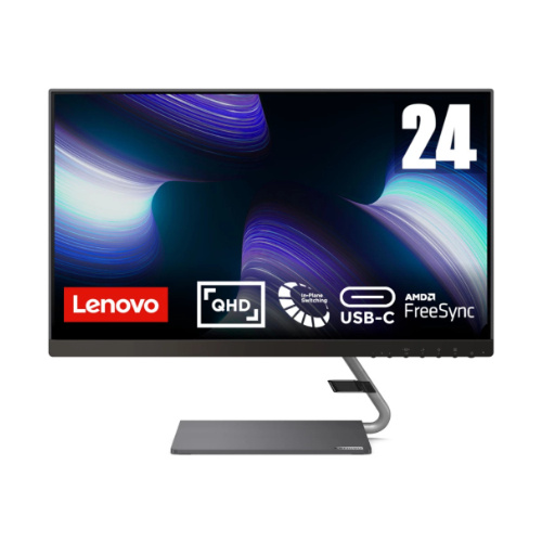 Monitoren 23.8" Lenovo 66A8GAC6EU Q24h-10 2560 x 1440 QHD 75Hz schermmatrix IPS