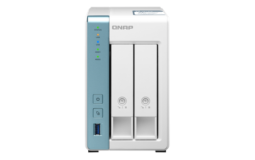 NAS-server QNAP TS-231P3-2G 2x SSD | HDD SATA 2GB RAM