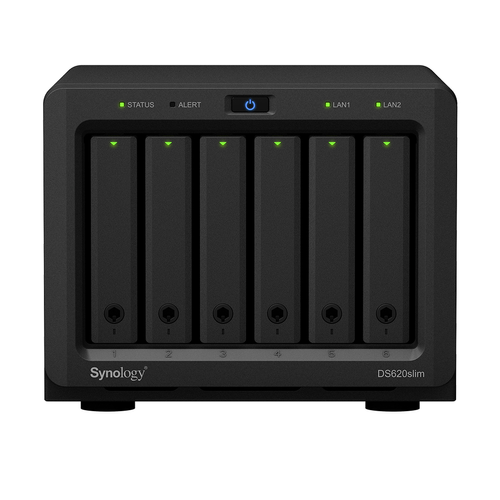 NAS-server Synology DS620slim 6x SSD | HDD SATA 2GB RAM