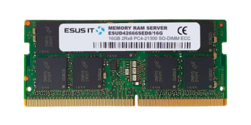 Pamięć RAM 1x 16GB ESUS IT SO-DIMM ECC DDR4 2666MHz PC4-21300 | ESUD42666SED8/16G