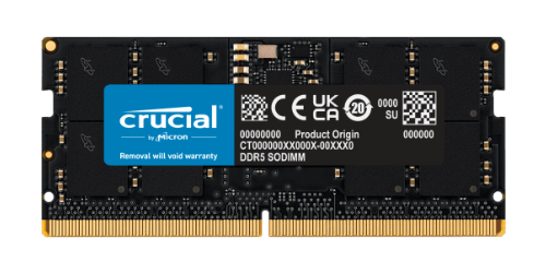 RAM-geheugen 1x 16 GB Crucial SO-DIMM DDR5 4800MHz PC5-38400 | CT16G48C40S5