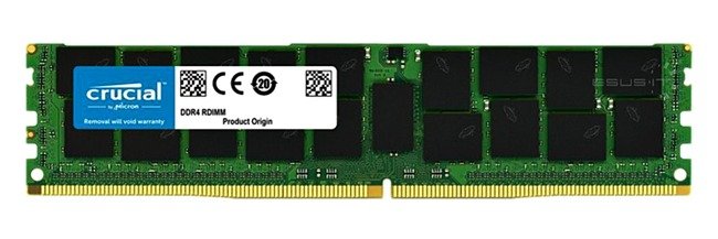 RAM-geheugen 1x 16GB ESUS IT ECC REGISTERED DDR4 2133MHz PC4-17000 RDIMM | CT16G4RFD4213.36F