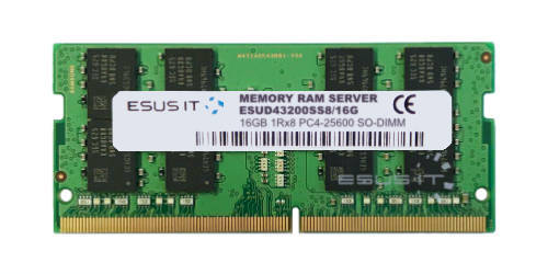 RAM-geheugen 1x 16GB ESUS IT SO-DIMM DDR4 3200MHz PC4-25600 | ESUD43200SS8/16G