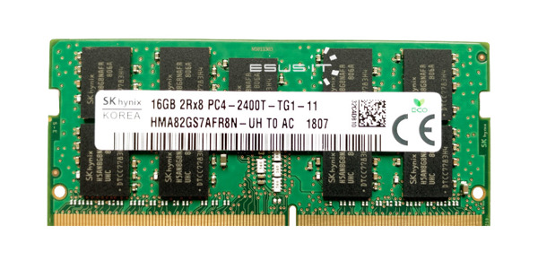 RAM-geheugen 1x 16GB Hynix SO-DIMM DDR4 2400MHz PC4-19200 | HMA82GS7AFR8N-UH 