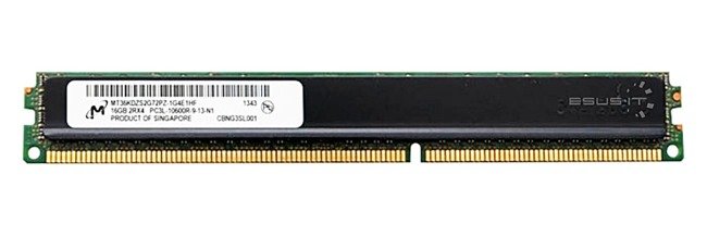 RAM-geheugen 1x 16GB Micron ECC REGISTERED DDR3 1333MHz PC3-10600 RDIMM | MT36KDZS2G72PZ-1G4