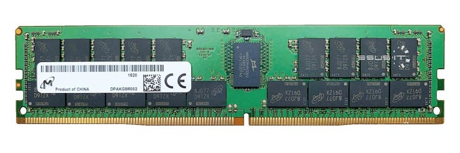 RAM-geheugen 1x 16GB Micron ECC REGISTERED DDR4 2Rx4 2400MHz PC4-19200 RDIMM | MTA36ASF2G72PZ-2G3