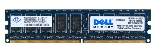 RAM-geheugen 1x 2GB DELL PowerEdge & Precision Workstation DDR2 667MHz ECC UNBUFFERED | SNPF6802C/2G