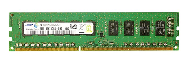 RAM-geheugen 1x 2GB Samsung ECC UNBUFFERED DDR3 2Rx8 1333MHz PC3-10600 UDIMM | M391B5673GB0-CH9