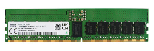 RAM-geheugen 1x 32 GB Hynix ECC REGISTERED DDR5 2Rx8 4800MHz PC5-38400 RDIMM | HMCG88AEBRA115N