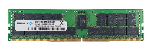 RAM-geheugen 1x 32GB ESUS IT ECC REGISTERED DDR4 2Rx4 3200MHz PC4-25600 RDIMM | ESUD43200RD4/32G