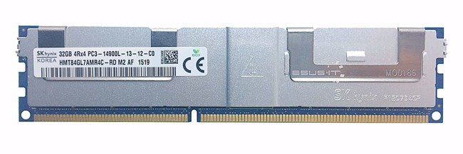 RAM-geheugen 1x 32GB Hynix ECC LOAD REDUCED DDR3 1866MHz PC3-14900 LRDIMM | HMT84GL7AMR4C-RD