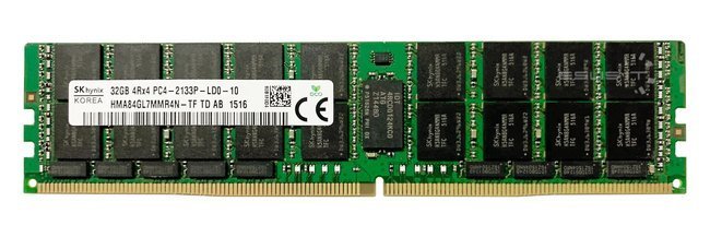 RAM-geheugen 1x 32GB Hynix ECC LOAD REDUCED DDR4 2133MHz PC4-17000 LRDIMM | HMA84GL7MMR4N-TF