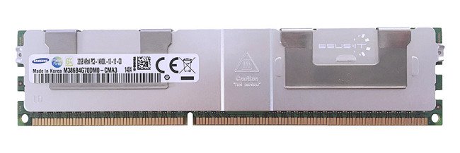 RAM-geheugen 1x 32GB Samsung ECC LOAD REDUCED DDR3 1866MHz PC3-14900 LRDIMM | M386B4G70DM0-CMA