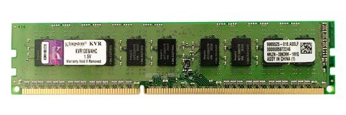 RAM-geheugen 1x 4GB Kingston ECC UNBUFFERED DDR3 1333MHz PC3-10600 UDIMM | KVR13E9/4HC