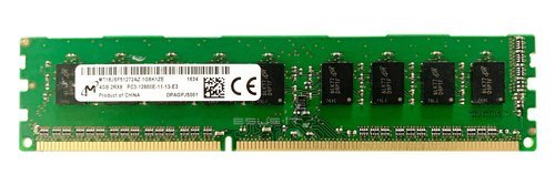 RAM-geheugen 1x 4GB Micron ECC UNBUFFERED DDR3 1600MHz PC3-12800 UDIMM | MT18KSF51272AZ-1G6