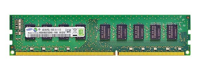 RAM-geheugen 1x 4GB Samsung ECC UNBUFFERED DDR3 1333MHz PC3-10600 UDIMM | M391B5273DH0-YH9