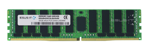 RAM-geheugen 1x 64GB ESUS IT ECC LOAD REDUCED DDR4 4Rx4 2933MHz PC4-23400 LRDIMM | ESUD42933LQ4/64G