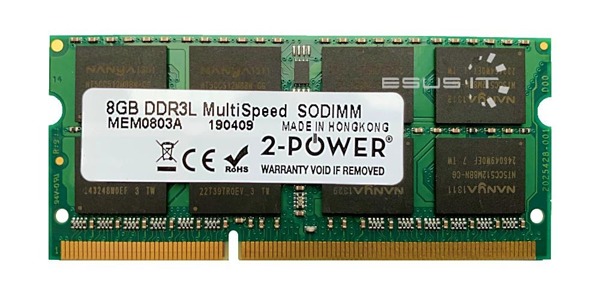 RAM-geheugen 1x 8GB 2-POWER SO-DIMM DDR3 1600MHz PC3-12800 | MEM5203S