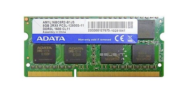 RAM-geheugen 1x 8GB HYPERTEC SO-DIMM DDR3 1600MHz PC3-12800 | AM1L16BC8R2-B1