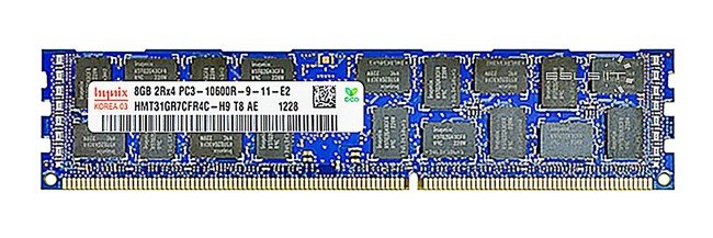 RAM-geheugen 1x 8GB Hynix ECC REGISTERED DDR3 1333MHz PC3-10600 RDIMM | HMT31GR7CFR4C-H9