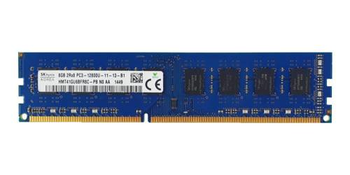 RAM-geheugen 1x 8GB Hynix NON-ECC UNBUFFERED DDR3 1600MHz PC3-12800 UDIMM | HMT41GU6BFR8C-PB