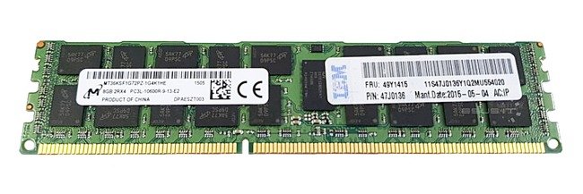 RAM-geheugen 1x 8GB IBM ThinkServer & System X DDR3 1333MHz ECC REGISTERED | 49Y1415