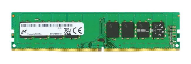 RAM-geheugen 1x 8GB Micron NON-ECC UNBUFFERED DDR4 2133MHz PC4-17000 UDIMM | MTA8ATF1G64AZ-2G1