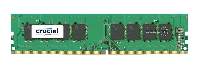 RAM-geheugen 1x 8GB Micron NON-ECC UNBUFFERED DDR4 2666MHz PC4-21300 UDIMM | MTA8ATF1G64AZ-2G6