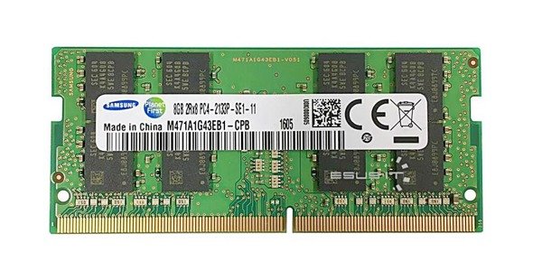 RAM-geheugen 1x 8GB Samsung SO-DIMM DDR4 2133MHz PC4-17000 | M471A1G43EB1-CPB