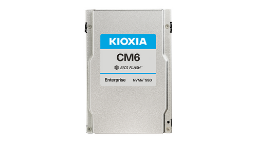 SSD-schijf Kioxia CM6-R 7,68TB U.3 NVMe 64Gb/s TLC | KCM6DRUL7T68