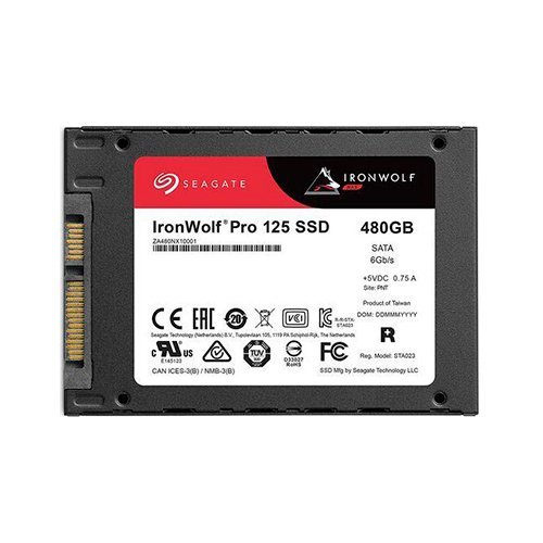 SSD-schijf Seagate IronWolf 480GB 2.5'' SATA 6Gb/s | ZA480NX1A001