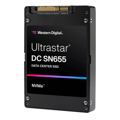 SSD-schijf Western Digital Ultrastar DC SN655 3,84TB U.3 NVMe PCIe TLC | 0TS2461