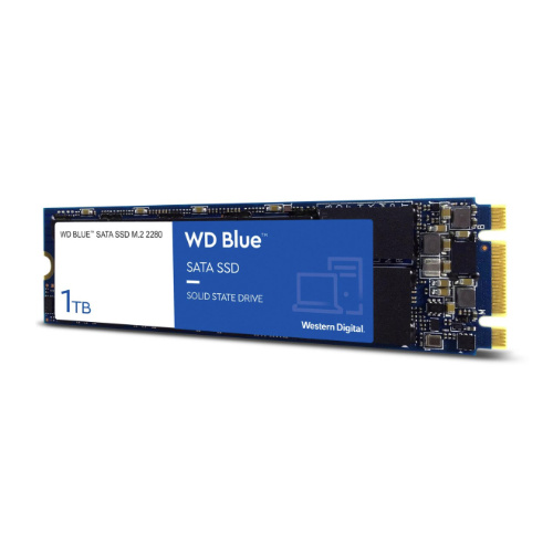 SSD-schijf Western Digital WD Blue 1TB M.2 2280 SATA 6Gb/s TLC | WDS100T3B0B