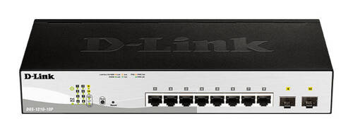 Schakelaar D-Link DGS-1210-10P/E 8x 1Gb 2x SFP 65 W PoE+