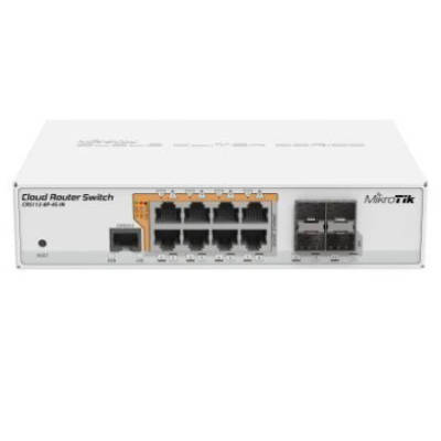 Schakelaar Mikrotik CRS112-8P-4S-IN 8x 10/100/1000 4x SFP