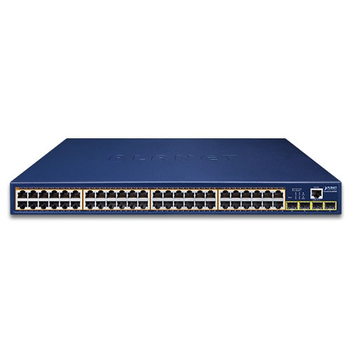 Schakelaar Planet GS-4210-48P4S 48x 1Gb 4x SFP 600 W PoE+