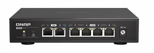 Schakelaar QNAP QSW-2104-2T 2x RJ-45 10/100/1000 Mbps 4x RJ-45 10/100/1000/2500 Mbps