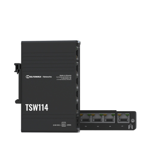 Schakelaar Teltonika TSW114 5x 1Gb